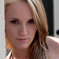Pics of Sara James slipping out of her bikini outside