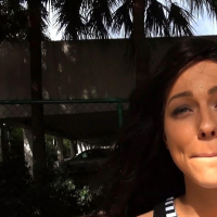 Amateur babe Harlow Harrison fucks a stranger for cash