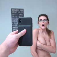 Busty teen Michele James fucks in a changing room
