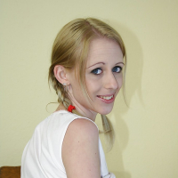 Skinny teen with pigtails Sunny Diamond uncovering her tiny curves