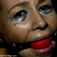 Sexy pornstar Scarlett Pain up close and personal