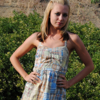 Cute Codie Sweets takes her Dress and Panties off