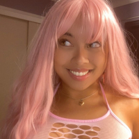 Cute Asian Bunny Pink Hair Shows Off Hot Body And Poses For You