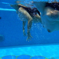 Sheril and Diana Rius Underwater Swimming Pool Erotics