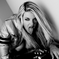 WEBSTAR OF THE YEAR VICKY VETTE ROCKS OUT WITH HOT GUITAR