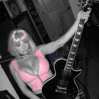 MILF Blonde Busty Babe Vicky Vette Rocks A Hot Guitar