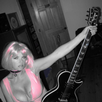 MILF Blonde Busty Babe Vicky Vette Rocks A Hot Guitar