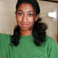 Cute hairy Ebony Teen Melissa