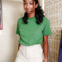 Cute hairy Ebony Teen Melissa