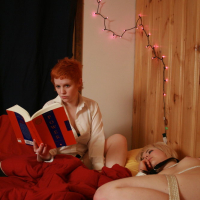 Redd and slave scarlett enjoy a lazy sunday in bed just like any other couple