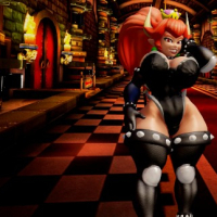 Thick Bowsette Super Mario Hentai Parody