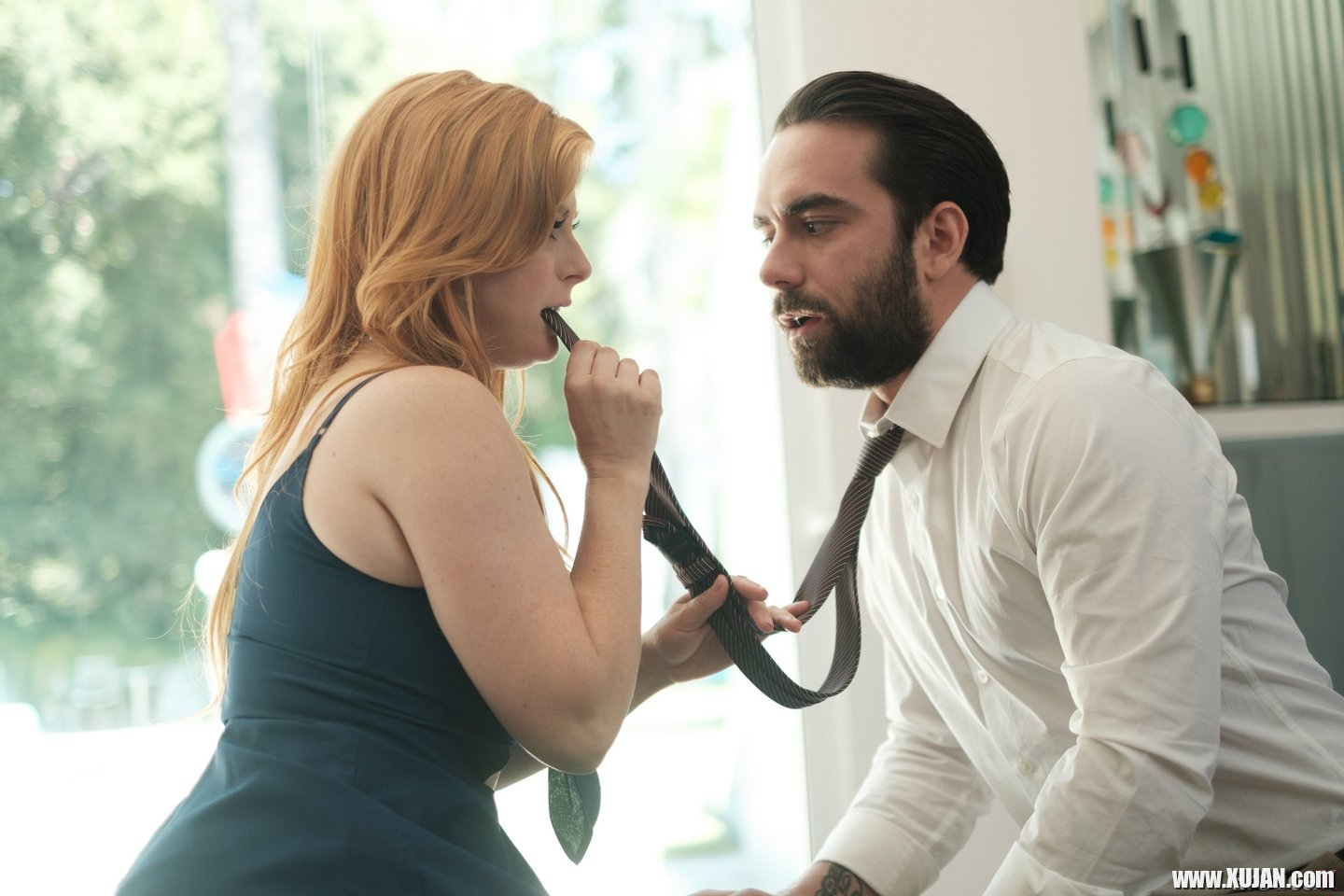 Busty redhead Penny Pax enjoys deep fuck - Photo #1855122