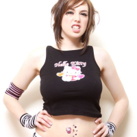 Busty Louisa May reveals her all natural bitties