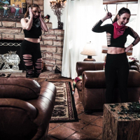 Paige Owens in lesbian squirting with Skylar Snow