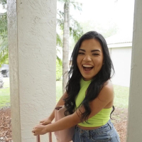Super hot and playful girl Summer Col gets exposed by her new roommate