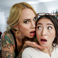 Hot MILF Sarah Jessie shares Parker Ambroses dick with Amber Summer