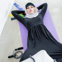 Hot babe Destiny Cruz in sexy hijab gets shagged hard by Tommy Wood