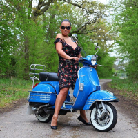 Merk mulato Vespa skuteri vra