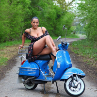 Merk mulato Vespa skuteri vra
