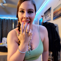 Sexy Lana Del Lust showing her nice round ass while posing