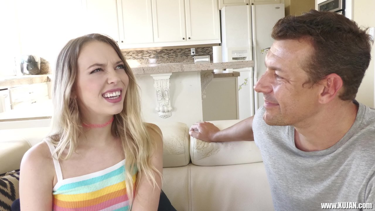 Lily Larimar gets her shaved pussy fucked in the kitchen with her socks on - Photo #1925687