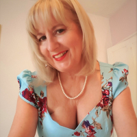 Nothing makes Lorna Blu happier than showing her big tits