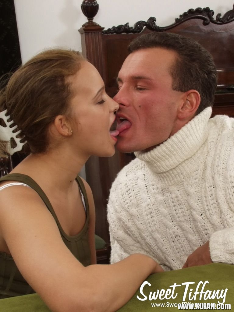 Tiffany Rose sucks Cock before fucking on a Table - Photo #1959173