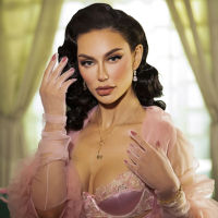 Penthouse photo session with adorable brunette model Bryona Ashly