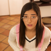 Slutty schoolgirl Emily Willis gets her asshole fucked by her stepfather