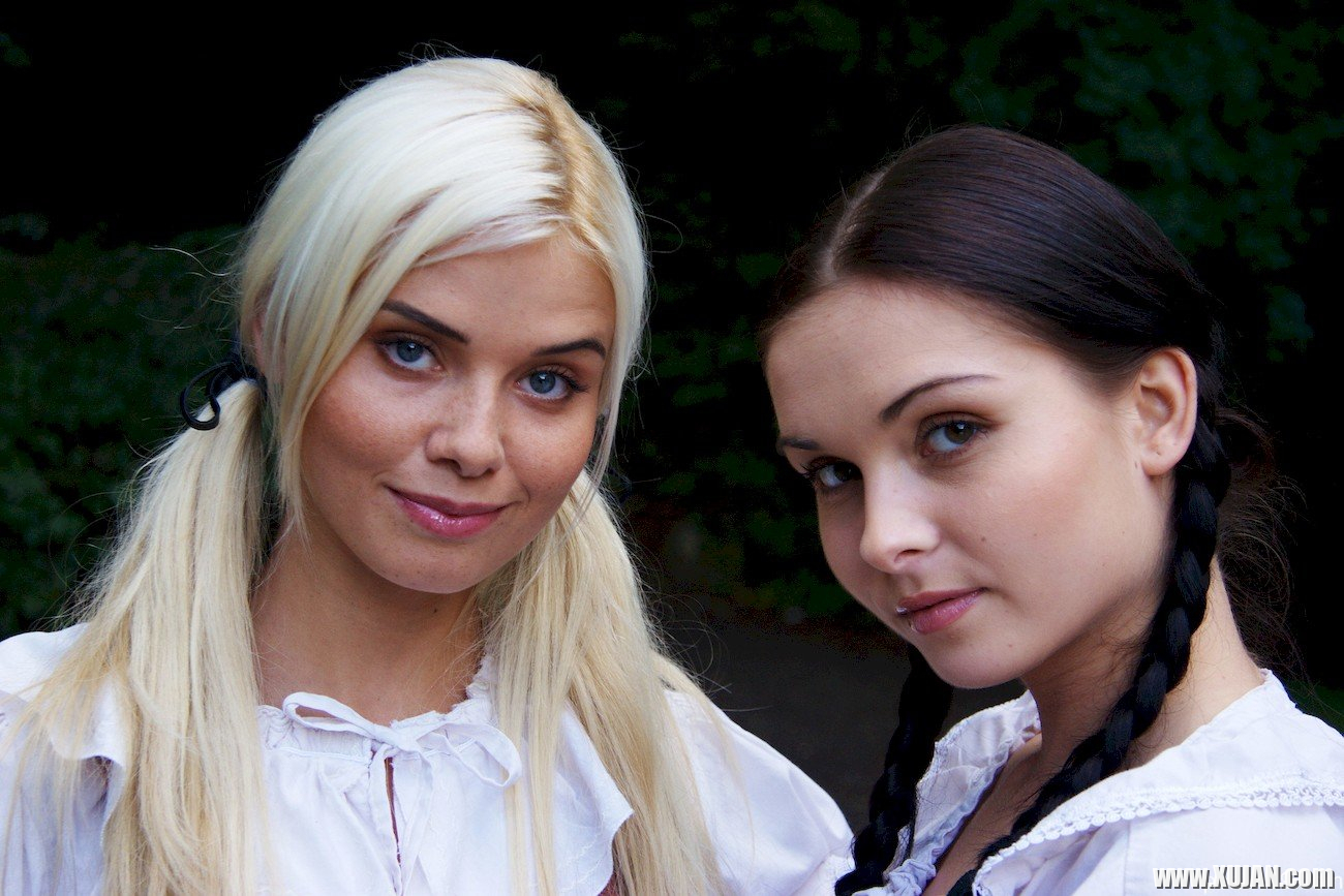 Gorgeous girl Jodi has some lesbian fun with Divinity Love outdoors - Photo #1971760