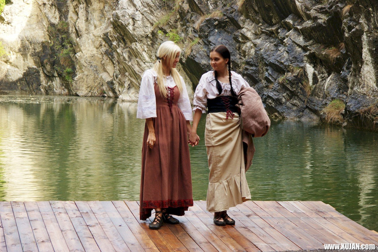 Gorgeous girl Jodi has some lesbian fun with Divinity Love outdoors - Photo #1971765