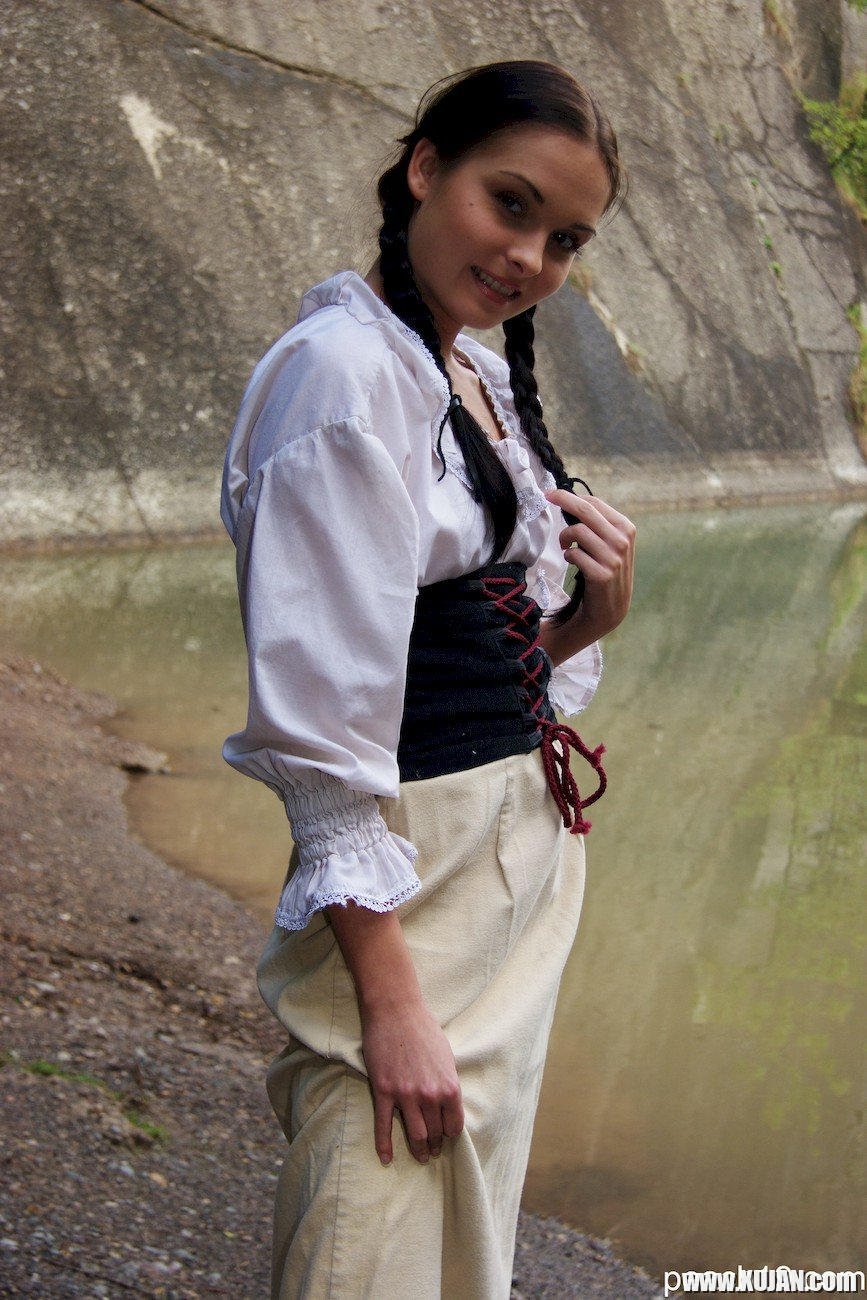 Gorgeous girl Jodi has some lesbian fun with Divinity Love outdoors - Photo #1971767