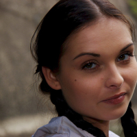 Gorgeous girl Jodi has some lesbian fun with Divinity Love outdoors