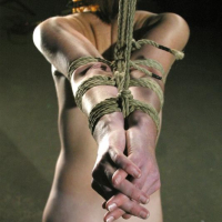 Submissive slut Trinity Post gets bound and fucked in bondage by Brandon Iron