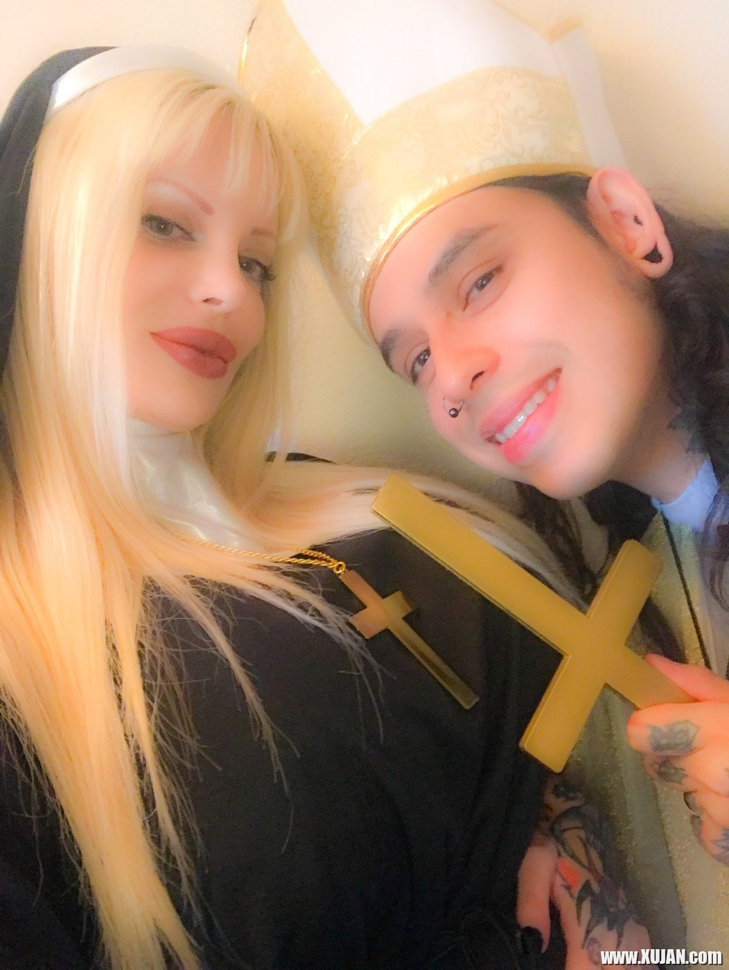 Sabrina Sabrok shows off her uniform fetish for lucky guys - Photo #1977963