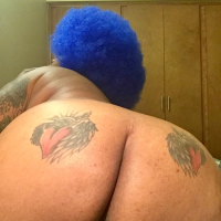 Blue Hair Slut 4 Fuck