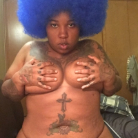 Blue Hair Slut 4 Fuck