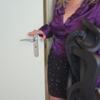 Lucky boss gets a blowjob from blonde secretary Nikki Holland