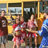 Go team fucked when the school bus broke down right in the middl