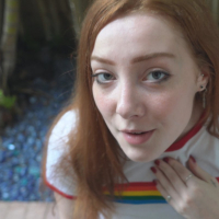 Slutty redhead girl Amber Addis sucks and fucks like crazy
