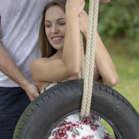 Veronica Clark has hot Sex outdoors with her Man