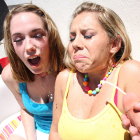 Allie Foster chicks dicked and cumwashed