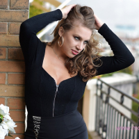Sexy Kristyna J popping out her perfect Boobs