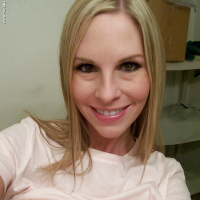Big tit blonde Aimee undressing that stunning ass and pussy
