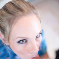 Busty blondes tight shaved pussy fucked in blue japanese kimono