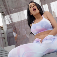 Busty horny latina Katrina Moreno gets her wet pussy pleasured