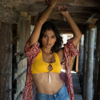 Ravishing Angel Constance gets out of her Clothes