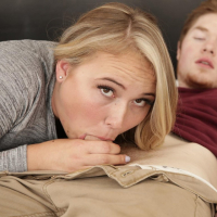 Sweet Blonde Alyssa Cole fucks