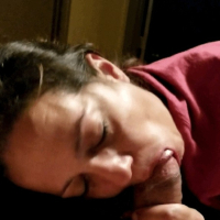Hast Curvy Brunette Milf POV BJ