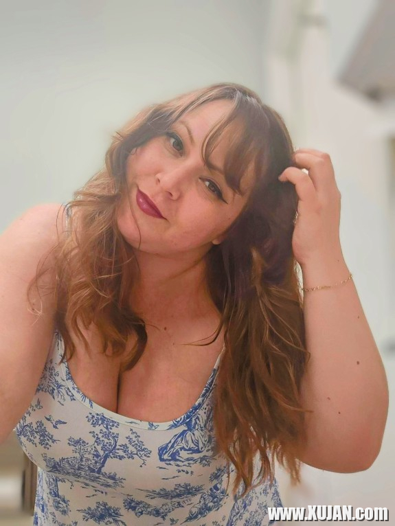 My White and Blue Little Dress Your Short Busty Pawg Secretary - Photo #2057225